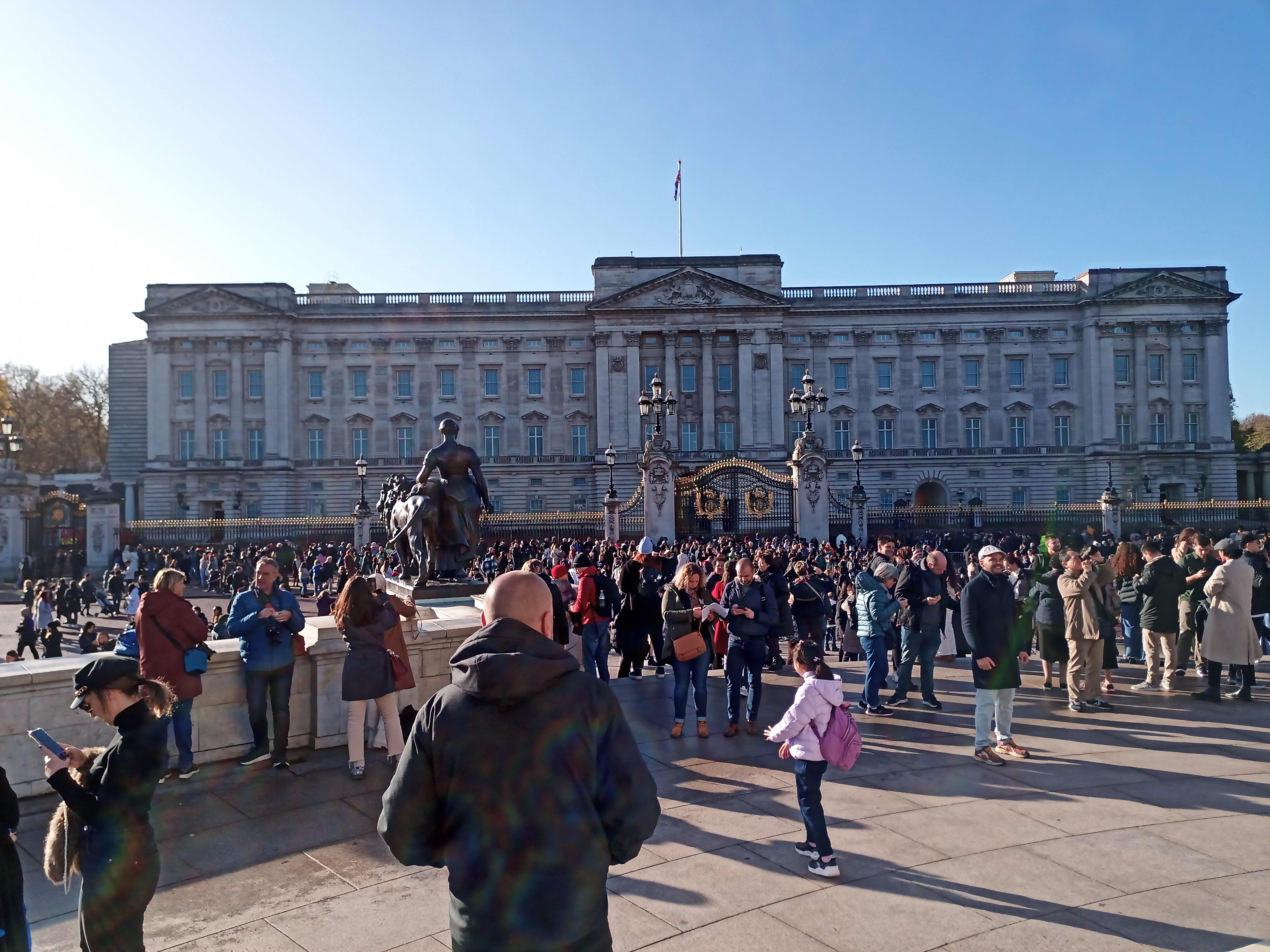 Framsidan Buckingham Palace